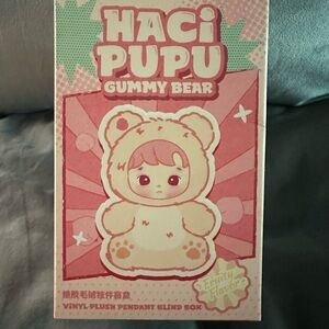 Pop Mart Haci PuPu Gummy Bear Vinyl Plush Pendant
